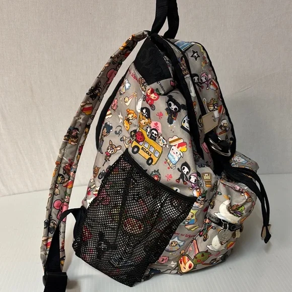 LeSportsac Tokidoki Collaboration Rucksack Colorful Character Print Backpack - Picture 5 of 16